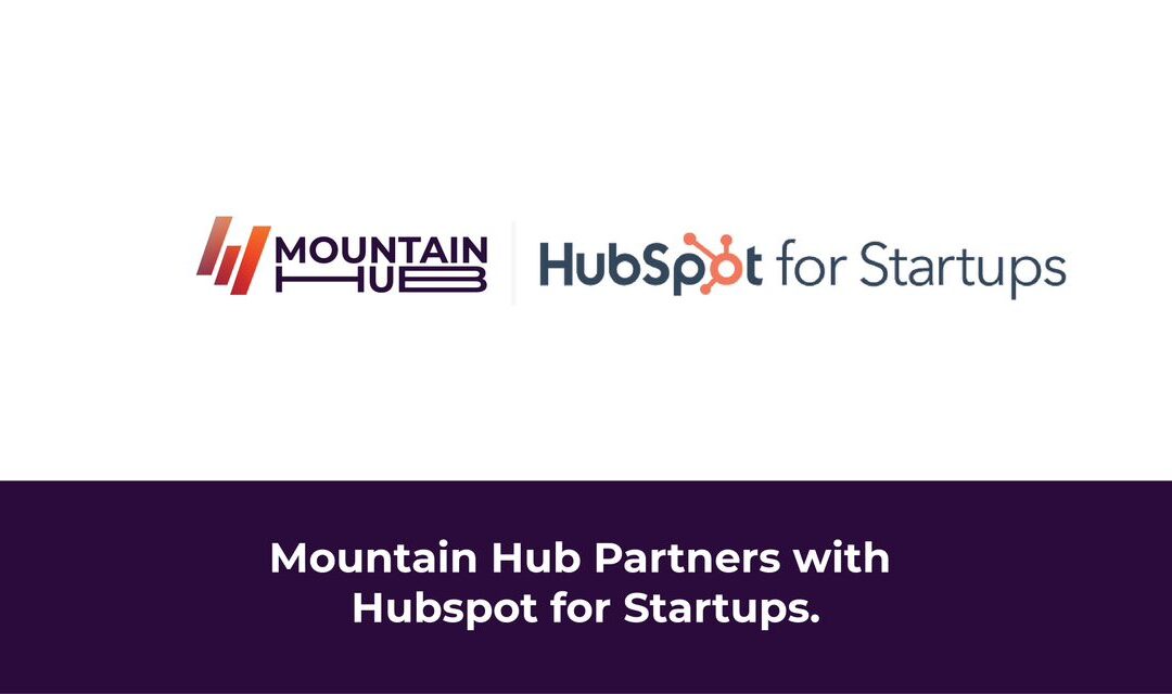 Mountain Hub Partners with Hubspot for Startups.